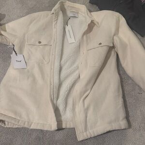 TNA Off-White Teddy Jacket